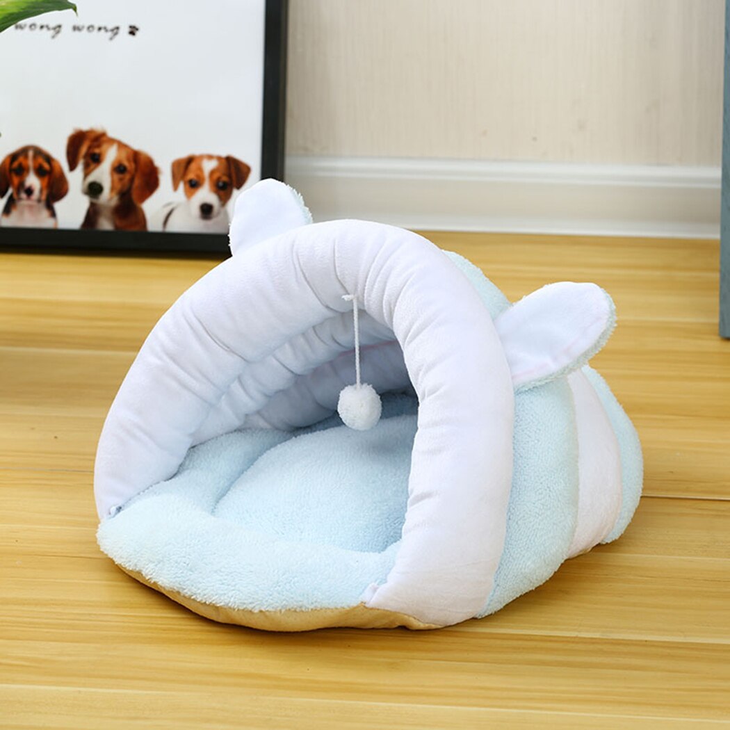 High Quality Winter Warm Slippers Style Dog Bed Pet Dog House Lovely Soft Suitable Cat Dog Bed House for Cats Kittens-ebowsos