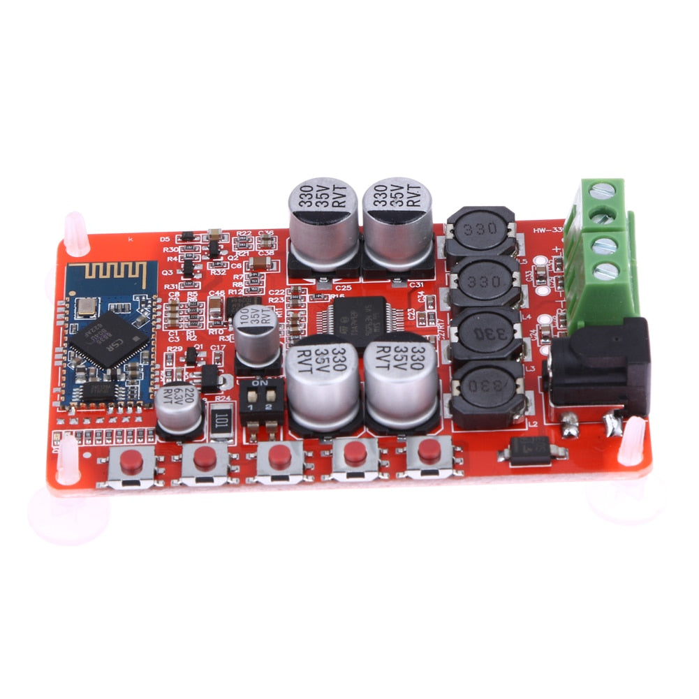 High Resolution Wireless Bluetooth 4.0 Audio Receiver Digital TDA7492P 2x25W Amplifier Board - ebowsos