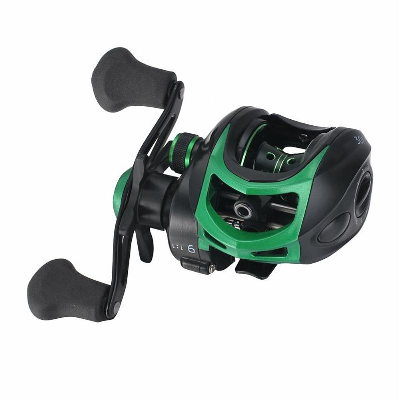 High Speed Bait Casting Fishing Reel Carretilha 20 Ball Bearings 9.1:1 Lure Fish Wheel braking force Freshwater fishing-ebowsos