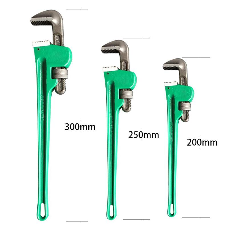 High-carbon Steel American Pipe Pliers Clamp Manual Dip Tube Heavy Pipe Wrench Hardware Tools With Model 8 inch 10 inch 12 inch - ebowsos