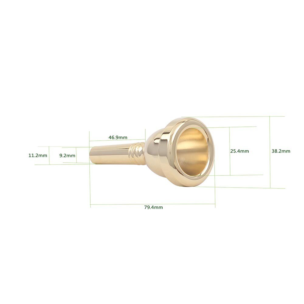 High-grade 12C Alto Trombone Mouthpiece For Trombones Parts Accessories Mouth Piece Alto Trombone Trombone Copper-ebowsos