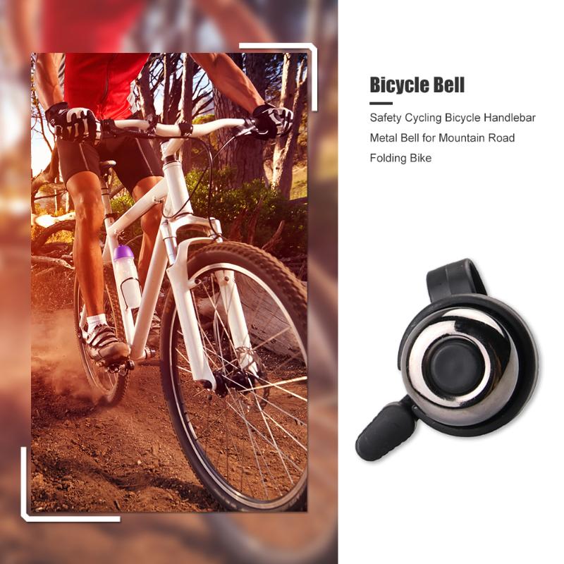 High-quality Metal Bicycle Handlebar Horn Durable Bicycle Bell Delicate Cycling Equipment Accessories for Mountain Road Bike-ebowsos