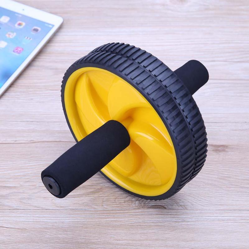 Home Use Exercise Wheel Exerciser Fitness Workout Gym Roller Great Fitness Equipment Body Double Wheel Roller-ebowsos