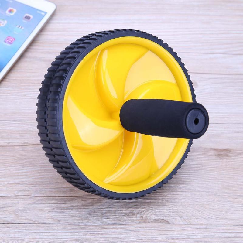 Home Use Exercise Wheel Exerciser Fitness Workout Gym Roller Great Fitness Equipment Body Double Wheel Roller-ebowsos