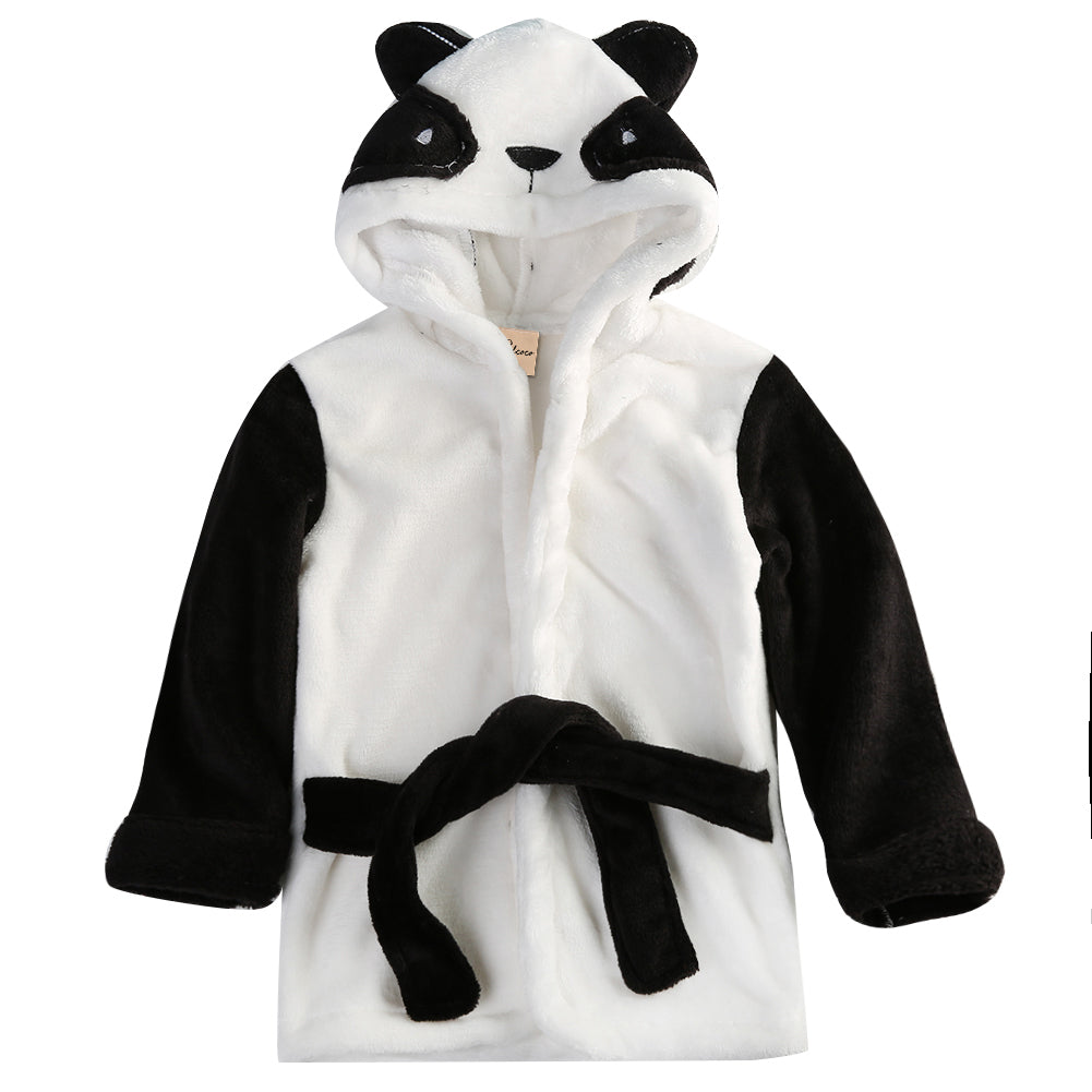 Hooded Baby Infant Girl Boy Cotton Bath Towel Wrap Bathrobe Cute Cartoon Mouse/Panda/Bunny Design 1-5Y - ebowsos