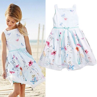 Hot Children Princess Clothing Baby Girls Dress Lastest Fashion Elegant Princess Gown Dresses 1-7Y - ebowsos