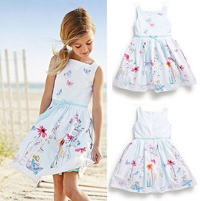 Hot Children Princess Clothing Baby Girls Dress Lastest Fashion Elegant Princess Gown Dresses 1-7Y - ebowsos