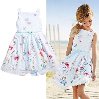 Hot Children Princess Clothing Baby Girls Dress Lastest Fashion Elegant Princess Gown Dresses 1-7Y - ebowsos