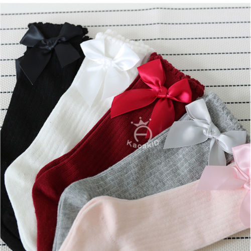 Hot Cute Cotton Baby Socks Anti-Slip Infant Knee High Socks Newborn Baby Socks - ebowsos