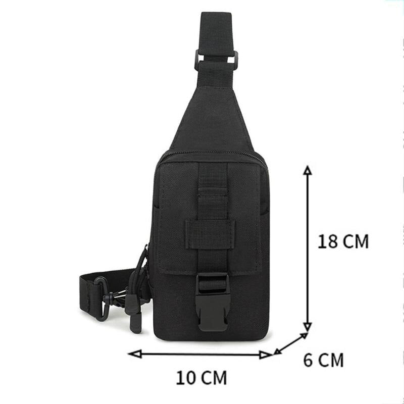 Hot Guitar Outdoor Bags Delicate Design Outdoor Chest Bag Nylon EDC Single Shoulder Bag for Camping Running Hunting-ebowsos