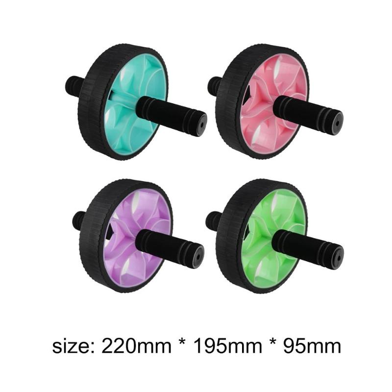 Hot Sale Ab Rollers Wear-resistant Portable Abdominal Wheel Roller Fitness CrossFit Exercise Body Building Equipment Tool-ebowsos