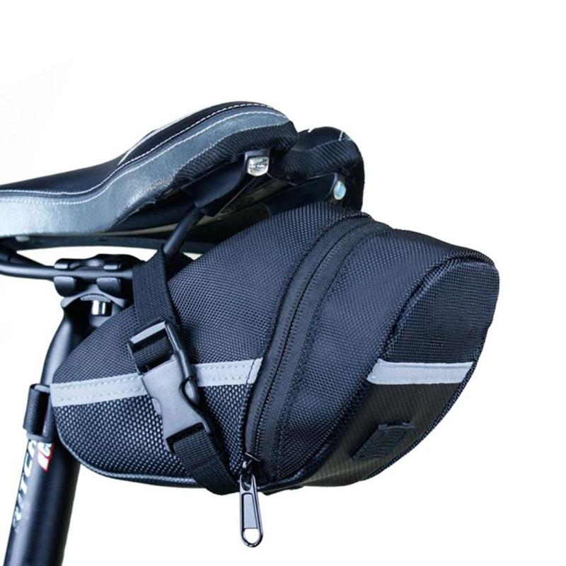 Hot Sale Bicycle Bags Classic Delicate Bike Reflective Saddle Rear Bags Bicycle Seat Tail Pouch Cycling Seatpost Bag-ebowsos