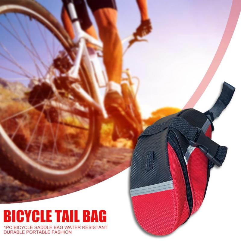 Hot Sale Bicycle Bags Classic Delicate Bike Reflective Saddle Rear Bags Bicycle Seat Tail Pouch Cycling Seatpost Bag-ebowsos