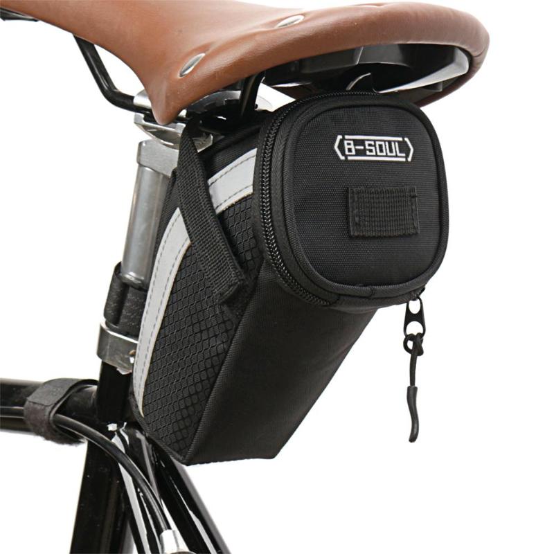 Hot Sale Bicycle Bags Delicate Design B-SOUL Bicycle Seatpost Bag Bike Saddle Rear Bags Cycling Seat Tail Phone Case-ebowsos