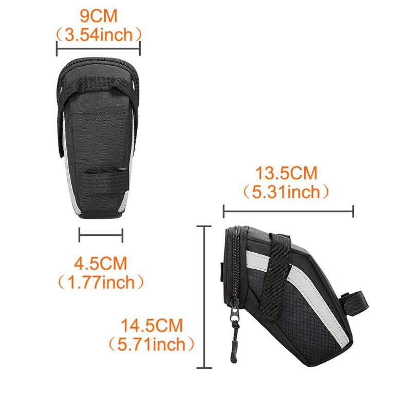 Hot Sale Bicycle Bags Delicate Design B-SOUL Bicycle Seatpost Bag Bike Saddle Rear Bags Cycling Seat Tail Phone Case-ebowsos