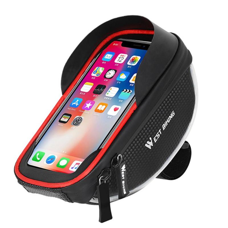 Hot Sale Bicycle Bags Multi-function Wear-resistant Road Bike Bag Bicycle Handlebar Touch Screen Bag Case with Lamp-ebowsos