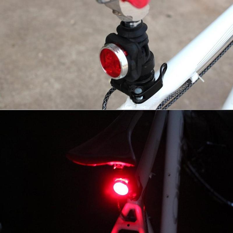 Hot Sale Bicycle Lights Wear-resistant Bicycle Front Headlight+Tail Lamp 3 Modes MTB Safety Light Cycling Accessories-ebowsos