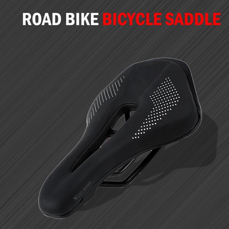 Hot Sale Bicycle Saddle Multi-function Wear-resistant Saddle PU Leather MTB Road Bike Hollow Breathable Seat Cushion-ebowsos