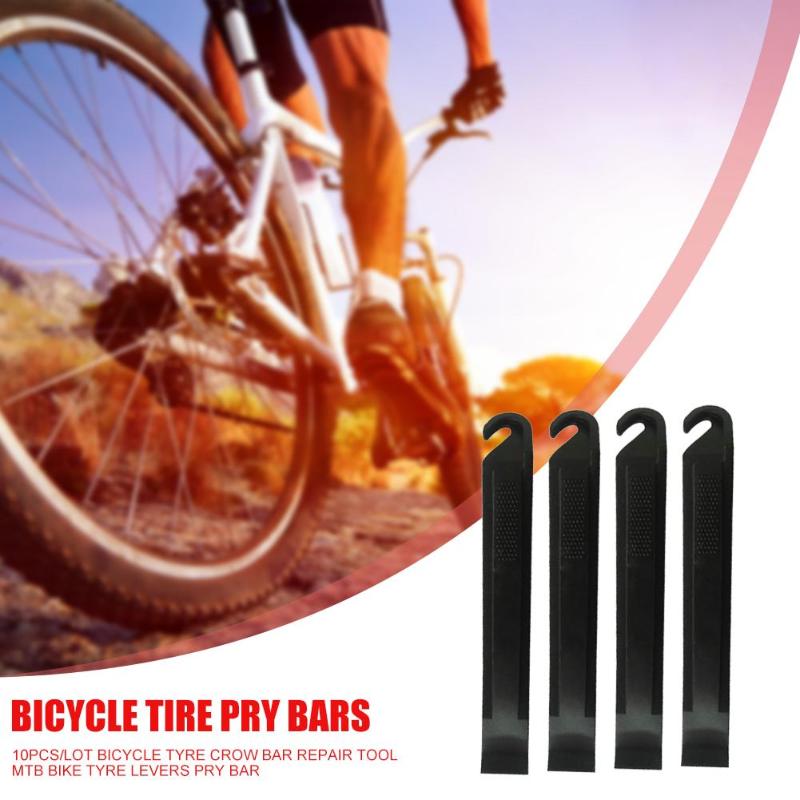 Hot Sale Bicycle Tire Pry Bars Multi-function 10pcs/lot Bicycle Tyre Crow Bar Repair Tool Cycling Bike Tyre Levers Pry Bar-ebowsos