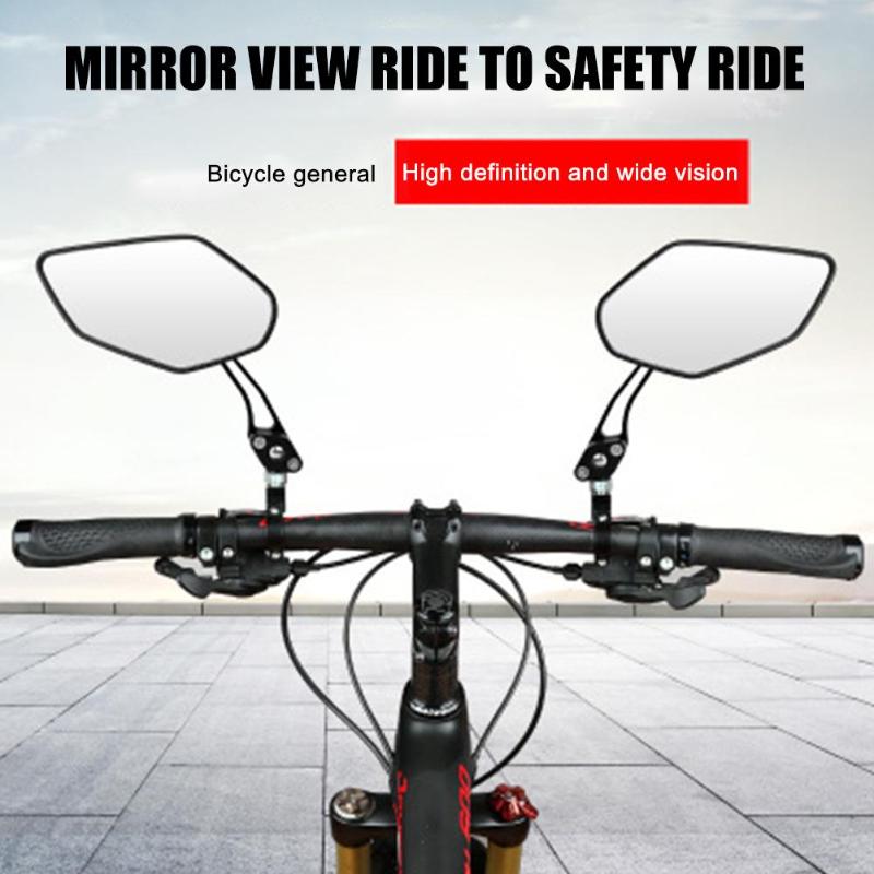 Hot Sale Bike Mirrors Delicate Design 2x 360 Degree Rotation Bicycle Rear View Mirror Adjustable MTB Handlebar Mirror-ebowsos