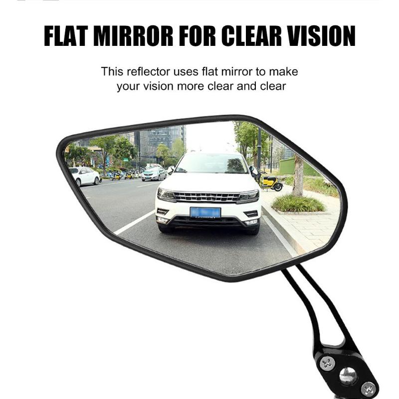 Hot Sale Bike Mirrors Delicate Design 2x 360 Degree Rotation Bicycle Rear View Mirror Adjustable MTB Handlebar Mirror-ebowsos