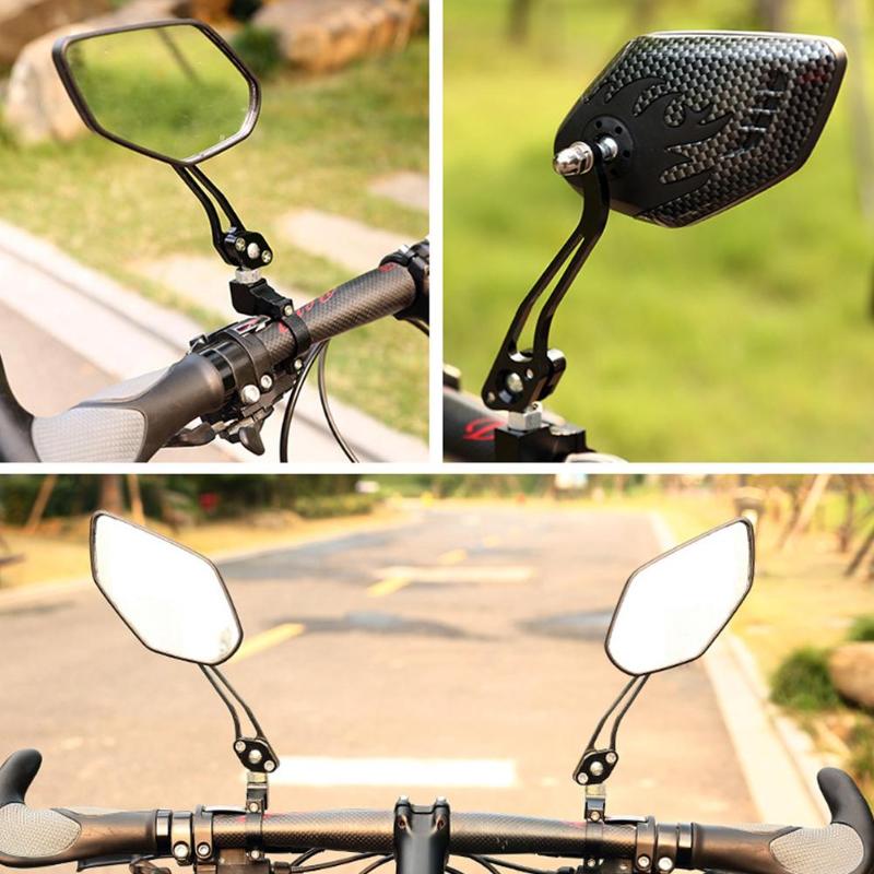 Hot Sale Bike Mirrors Delicate Design 2x 360 Degree Rotation Bicycle Rear View Mirror Adjustable MTB Handlebar Mirror-ebowsos