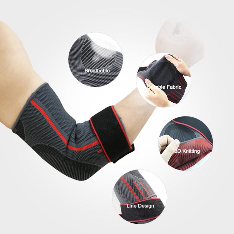 Hot Sale Elbow Protective Pad Skillful Manufacture Anti-slip Outdoor Cycling Skiing Sports Elbow Waist Protector Elastic Bandage-ebowsos