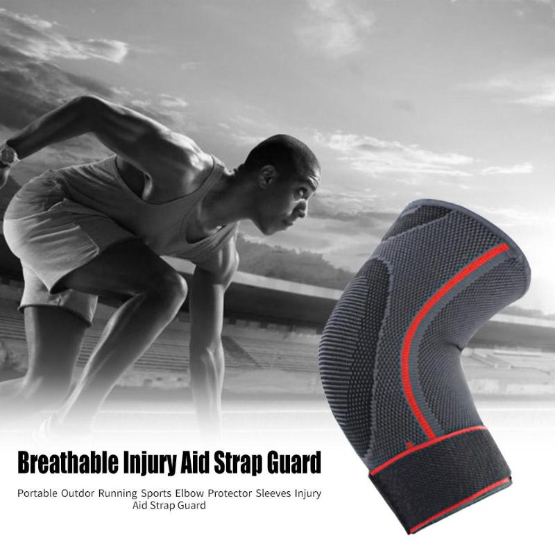 Hot Sale Elbow Protective Pad Skillful Manufacture Anti-slip Outdoor Cycling Skiing Sports Elbow Waist Protector Elastic Bandage-ebowsos