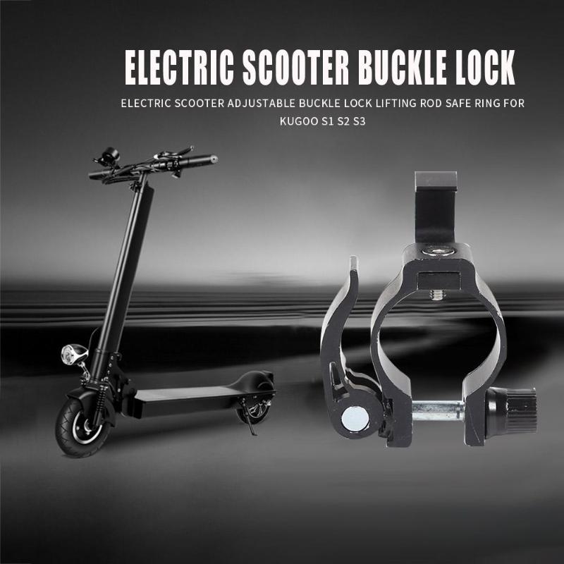 Hot Sale Electric Scooter Buckle Lock Adjustable Buckle Lock Lifting Rod Safe Ring for Kugoo S1 S2 S3 Electric Scooter-ebowsos