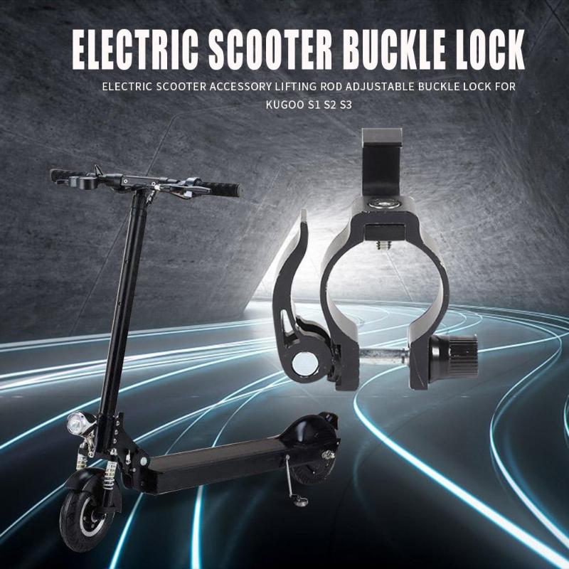 Hot Sale Electric Scooter Buckle Lock Adjustable Buckle Lock Lifting Rod Safe Ring for Kugoo S1 S2 S3 Electric Scooter-ebowsos