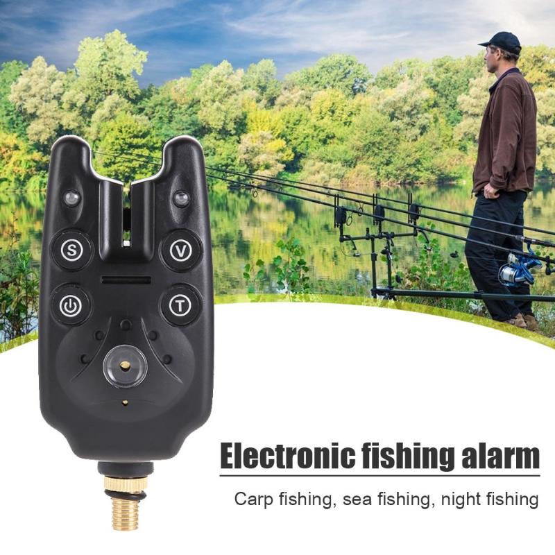 Hot Sale Fishing Alarms Skillful Manufacture 3pcs Fishing Bite Alarm+3pcs Portable Flash Soft Pendant Wiggler Fishing Tackle-ebowsos