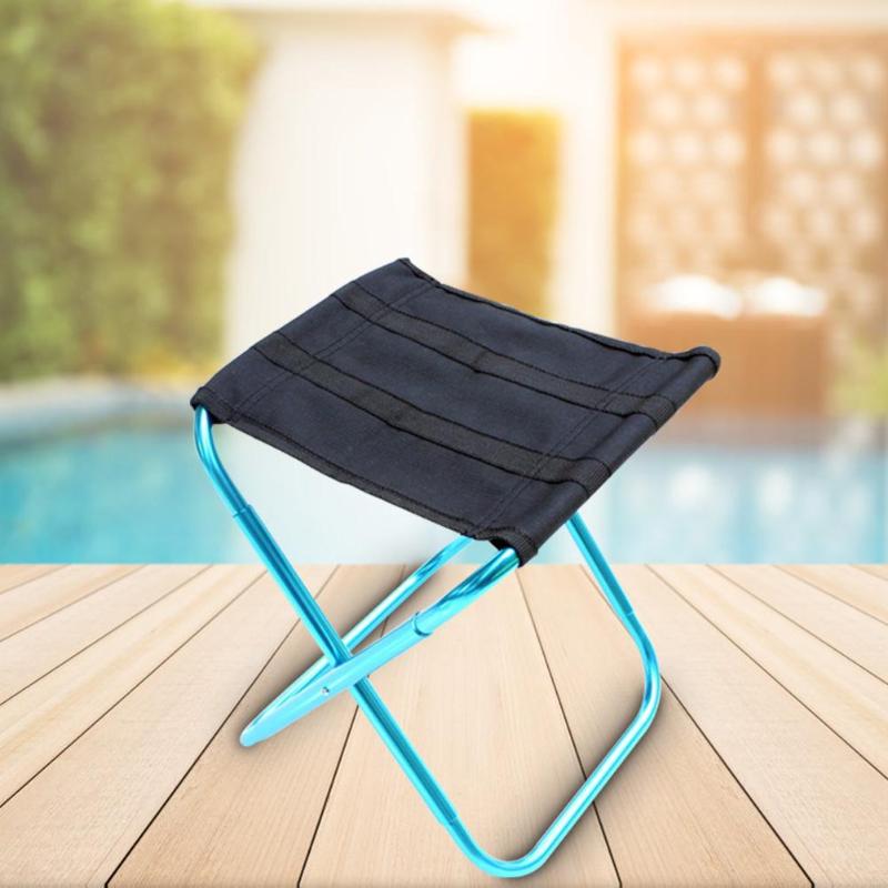 Hot Sale Foldable Chair Classic Delicate Texture Outdoor Foldable Fishing Chair Aluminum Alloy Portable Camping Picnic Chair-ebowsos