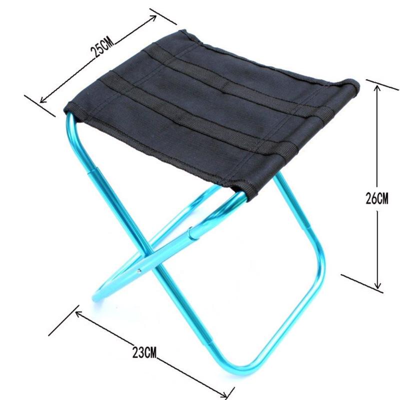 Hot Sale Foldable Chair Classic Delicate Texture Outdoor Foldable Fishing Chair Aluminum Alloy Portable Camping Picnic Chair-ebowsos