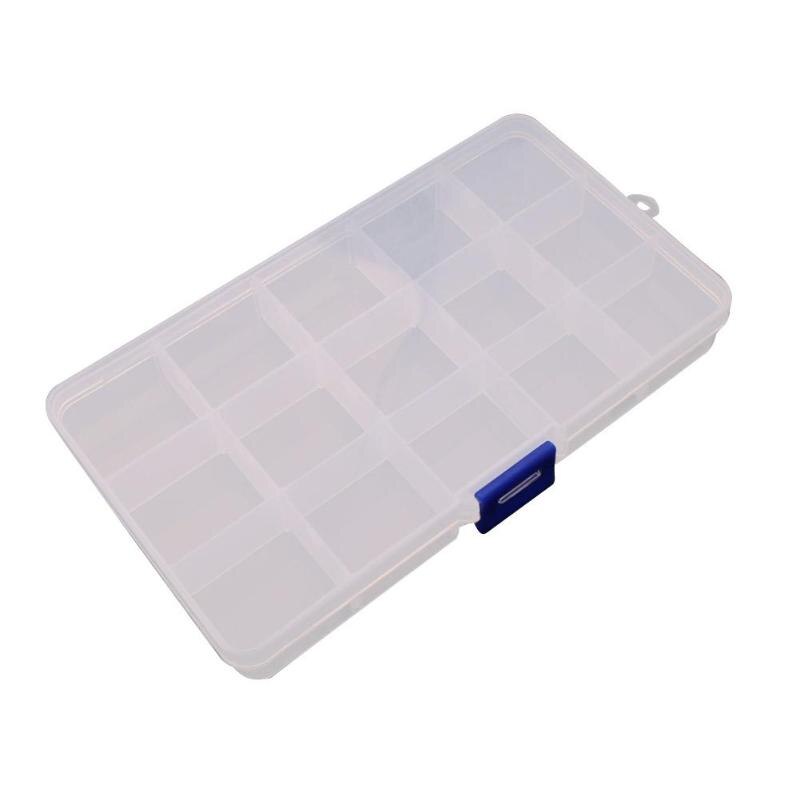 Hot Sale Guitar Pick Box Classic Delicate 15 Grids Plastic Guitar Pick Box Musical Bass Ukulele Plectrum Storage Case-ebowsos