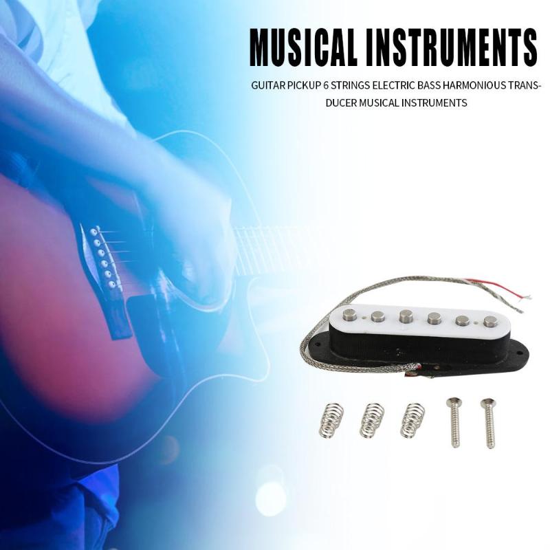 Hot Sale Guitar Pickup Delicate Texture Six Strings Electric Guitar Pickups Transducer Musical Instruments Accessories-ebowsos