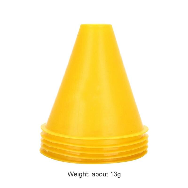 Hot Sale Marker Cones Wear-resistant 10pcs Marker Cones for Roller Skating Football Soccer Agility Training Equipment-ebowsos