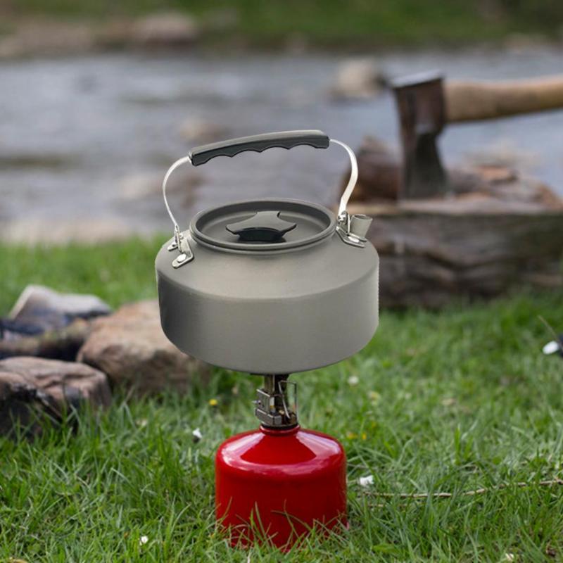 Hot Sale Outdoor Tableware Delicate Design Aluminum Alloy Cookware Portable Soup Pot Fry Pan Rice Scoop for Outdoor Camping-ebowsos