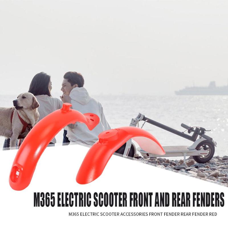 Hot Sale Rear Fender Skillful Manufacture Electric Scooter Mud Fender Front Rear Mudguard Mud Guard for Xiaomi M365 Red-ebowsos