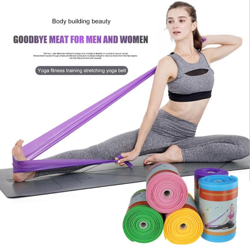 Hot Sale Resistance Bands Wear-resistant Yoga Resistance Band Elastic Stretch Pull Rope Gym Sports Fitness Equipment-ebowsos