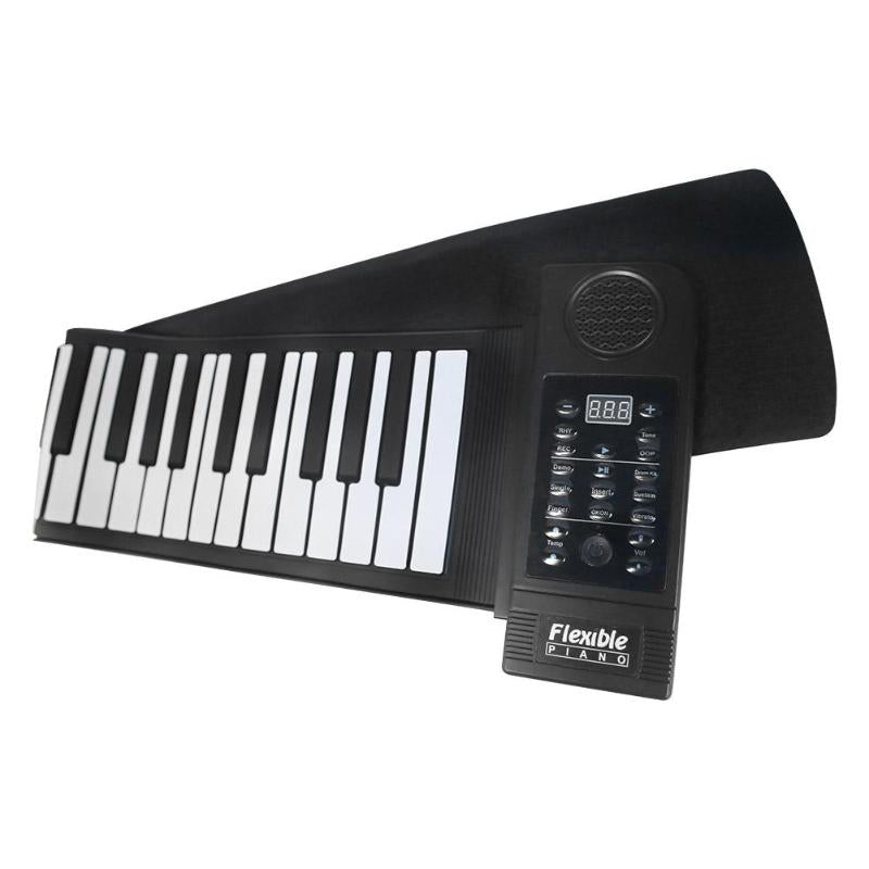 Hot Sale Roll Up Piano Delicate Texture 61 Keys Flexible Roll Up Piano Portable Silicone Soft Keyboard Piano w/o Battery-ebowsos