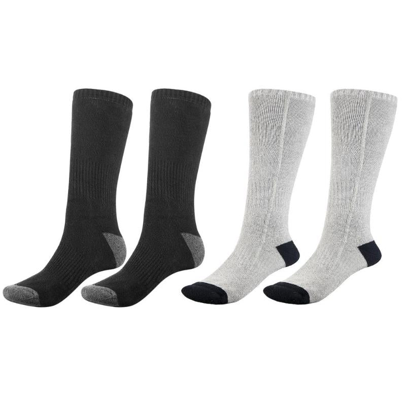 Hot Sale Socks Classic Delicate Texture Heated Socks 3 Modes Rechargeable Foot Warmer Electric Heating Thermal Socks-ebowsos