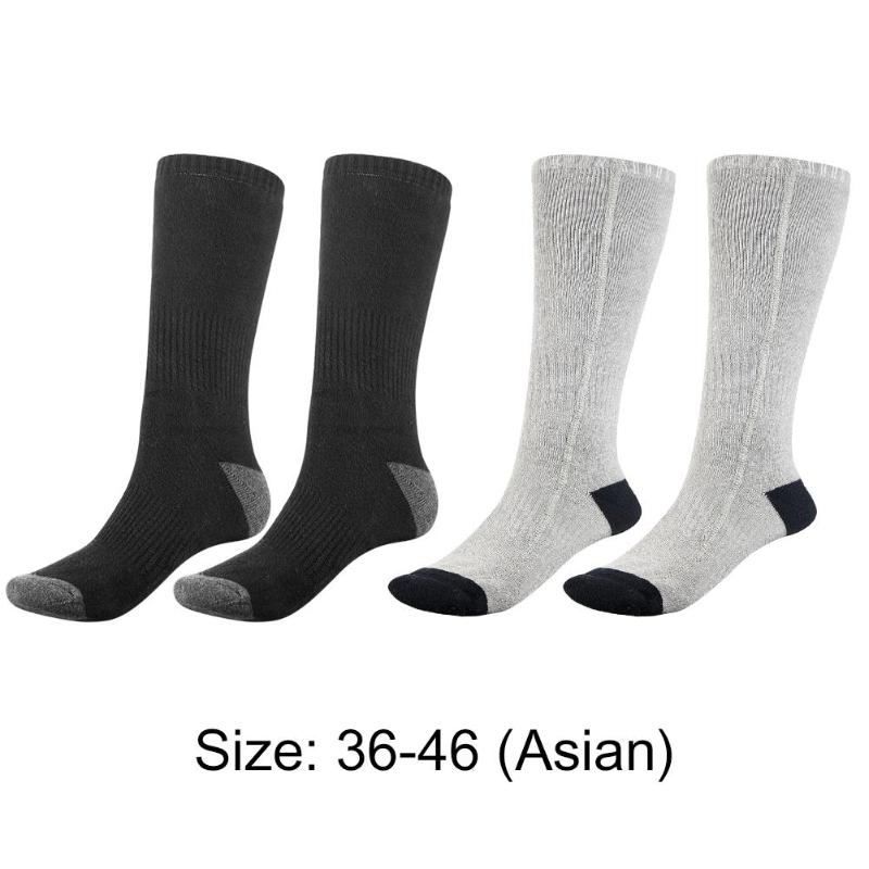 Hot Sale Socks Classic Delicate Texture Heated Socks 3 Modes Rechargeable Foot Warmer Electric Heating Thermal Socks-ebowsos