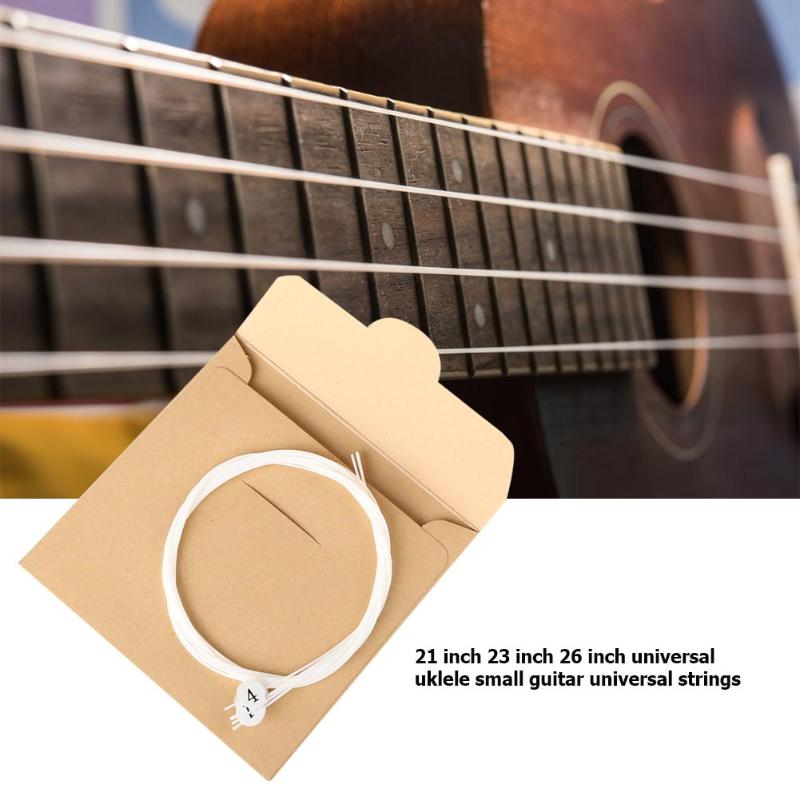 Hot Sale Strings Skillful Manufacture Nylon Ukulele String Replacement Part for 21 23 26 inch Stringed Instrument-ebowsos