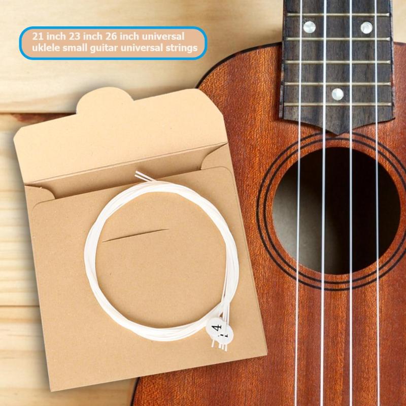 Hot Sale Strings Skillful Manufacture Nylon Ukulele String Replacement Part for 21 23 26 inch Stringed Instrument-ebowsos