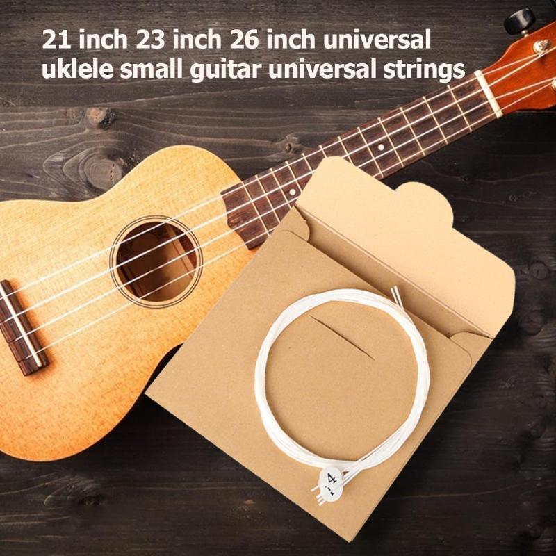 Hot Sale Strings Skillful Manufacture Nylon Ukulele String Replacement Part for 21 23 26 inch Stringed Instrument-ebowsos