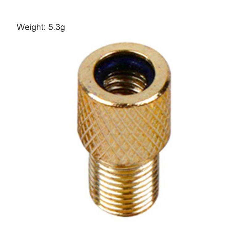 Hot Sale Valve Adapters Multi-function 10x Brass Adaptor Presta to Schrader Bicycle Valve Converter Bike Pump Connector-ebowsos