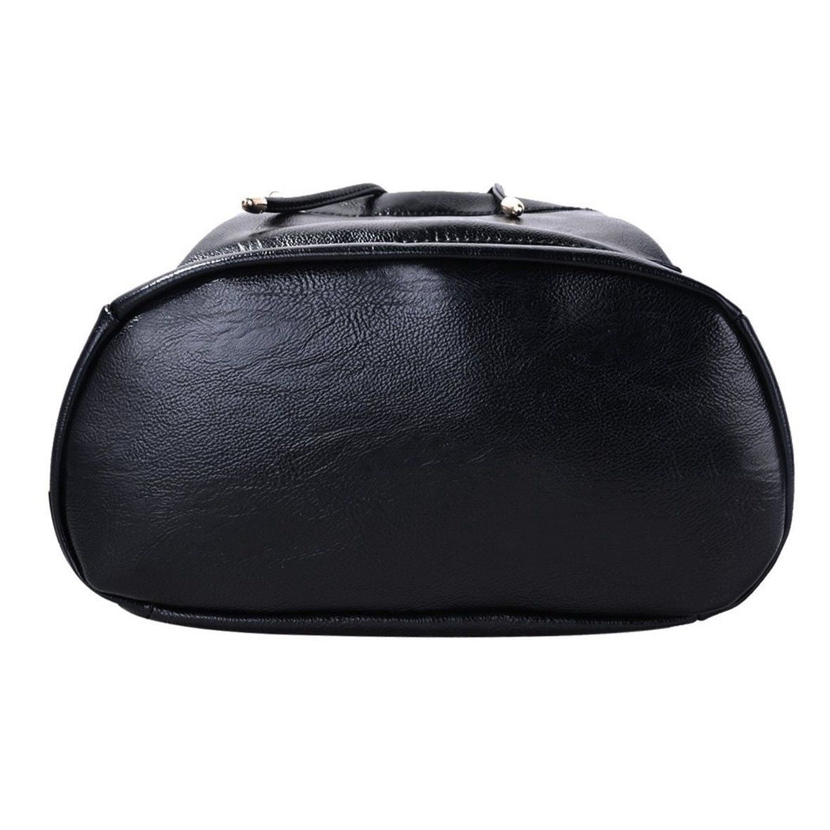 Hot sale Lady Women Leather Backpack School Rucksack College Shoulder Satchel Travel Bag - ebowsos
