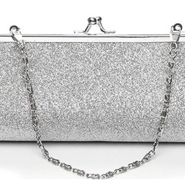 Hot sale Women Glitter Clutch Purse Evening Party Wedding Banquet Handbag Shoulder Bag - ebowsos