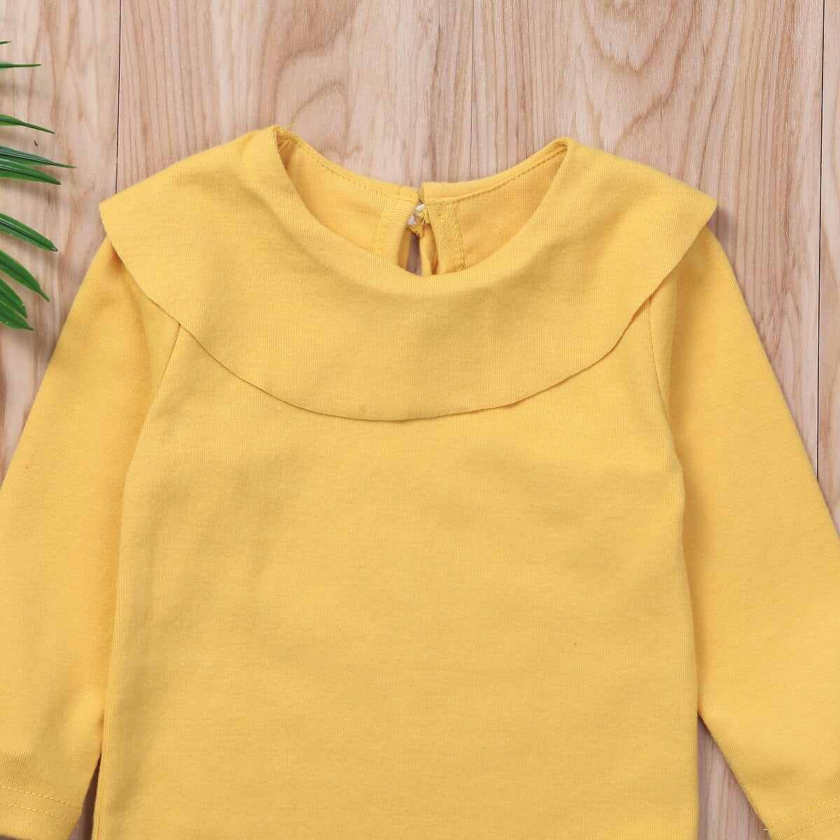 Infant Baby Girls Kids  Cotton T-shirt Long Sleeve Tops Pullovers Clothes O-neck - ebowsos