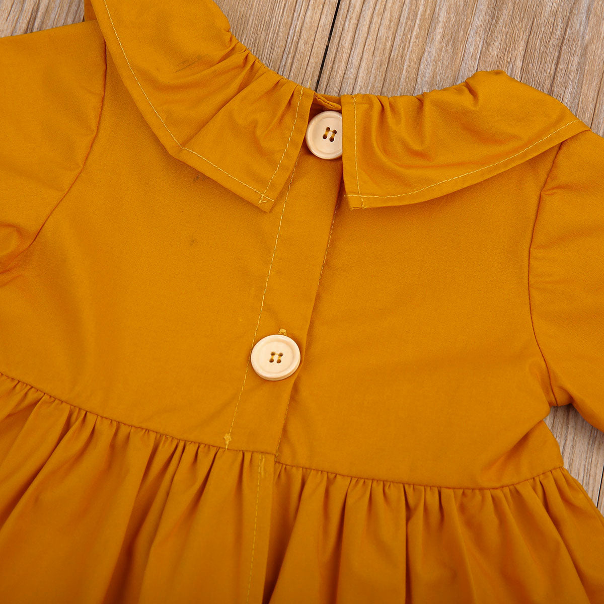 Infant Baby Girls Long Sleeve Tops T-shirt Short Mini Dress Outfit Clothes 0-24M - ebowsos